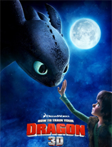 How To Train Your Dragon 3D Movie Poster Cameron Hood